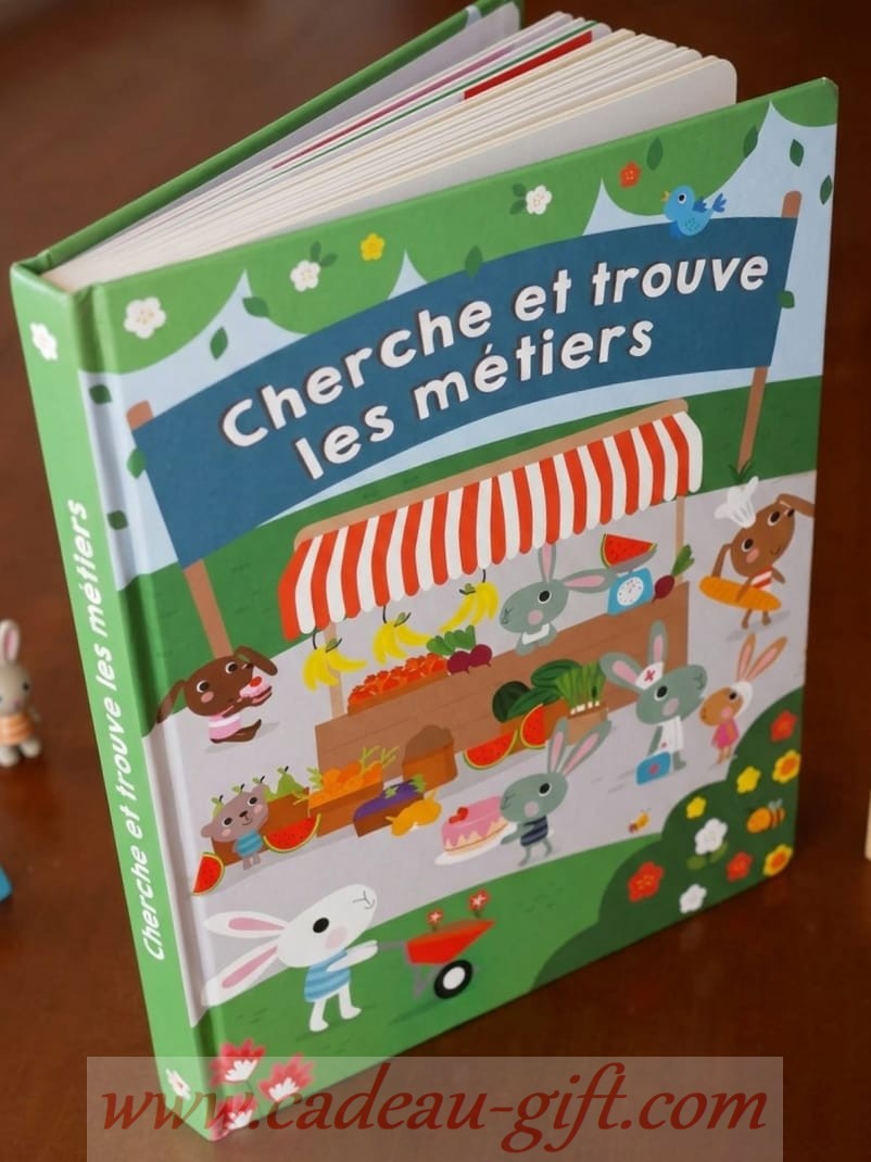 cherche et trouve les metiers livre enfant éducatif métier