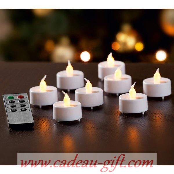 Set de 10 bougies LED sans flamme 