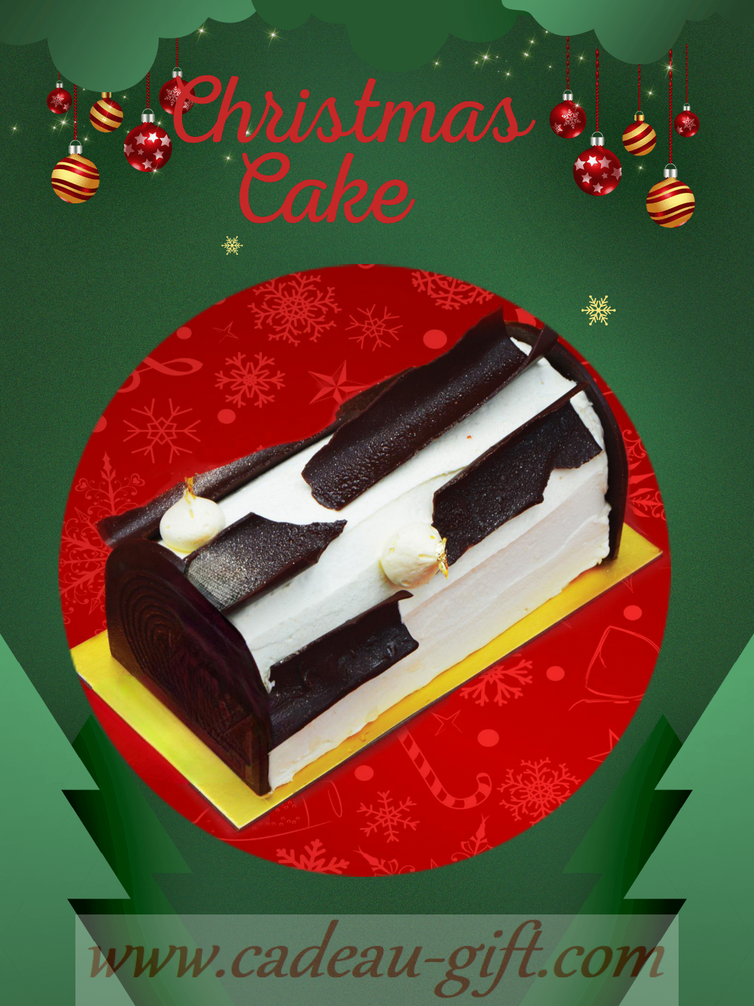 COFFRET GATEAU ROULE ET BUCHE DE NOËL