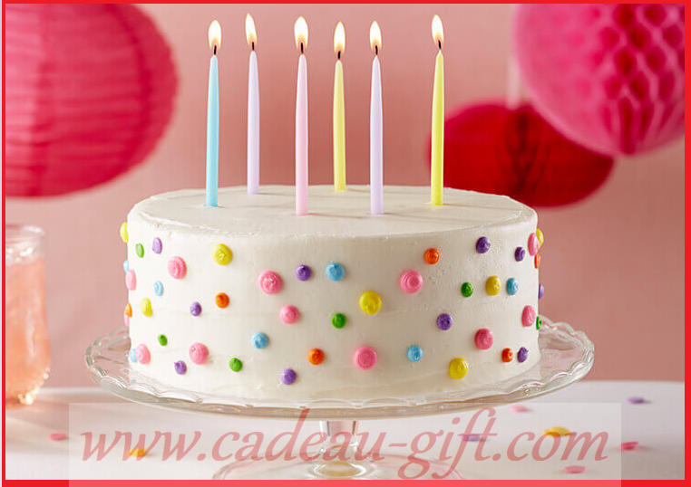 Bougies anniversaire décoration gâteau Antananarivo Madagascar