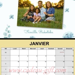 Calendrier personnalisé livraison Madagascar