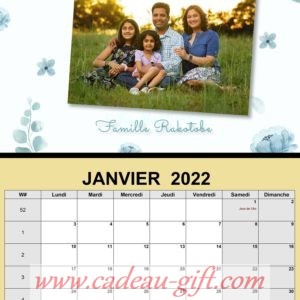 Calendrier photos personnalisé Livraison Madagascar