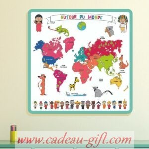 jouet tapis carte du monde