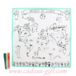 Tapis lavable jouet enfant Madagascar