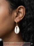 Boucle d'oreilles coquillage
