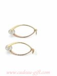 Boucles d'oreilles pendantes perles d'eau douce