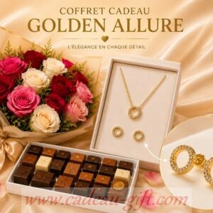 Coffret cadeau livraison rapide Madagascar 24 heures VERGOLDET HALSKETTE